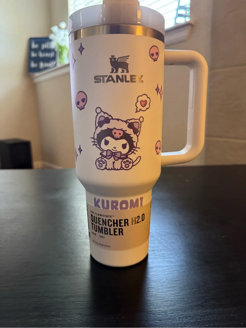 Stanley Kuromi Flowstate Quencher 40oz Tumbler, Brand New - Picture 5 of 6